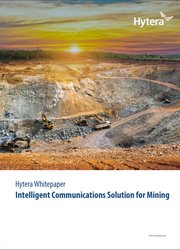 Hytera Intelligent Communications Solution for Mining