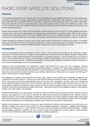 Radio over Satellite Solution