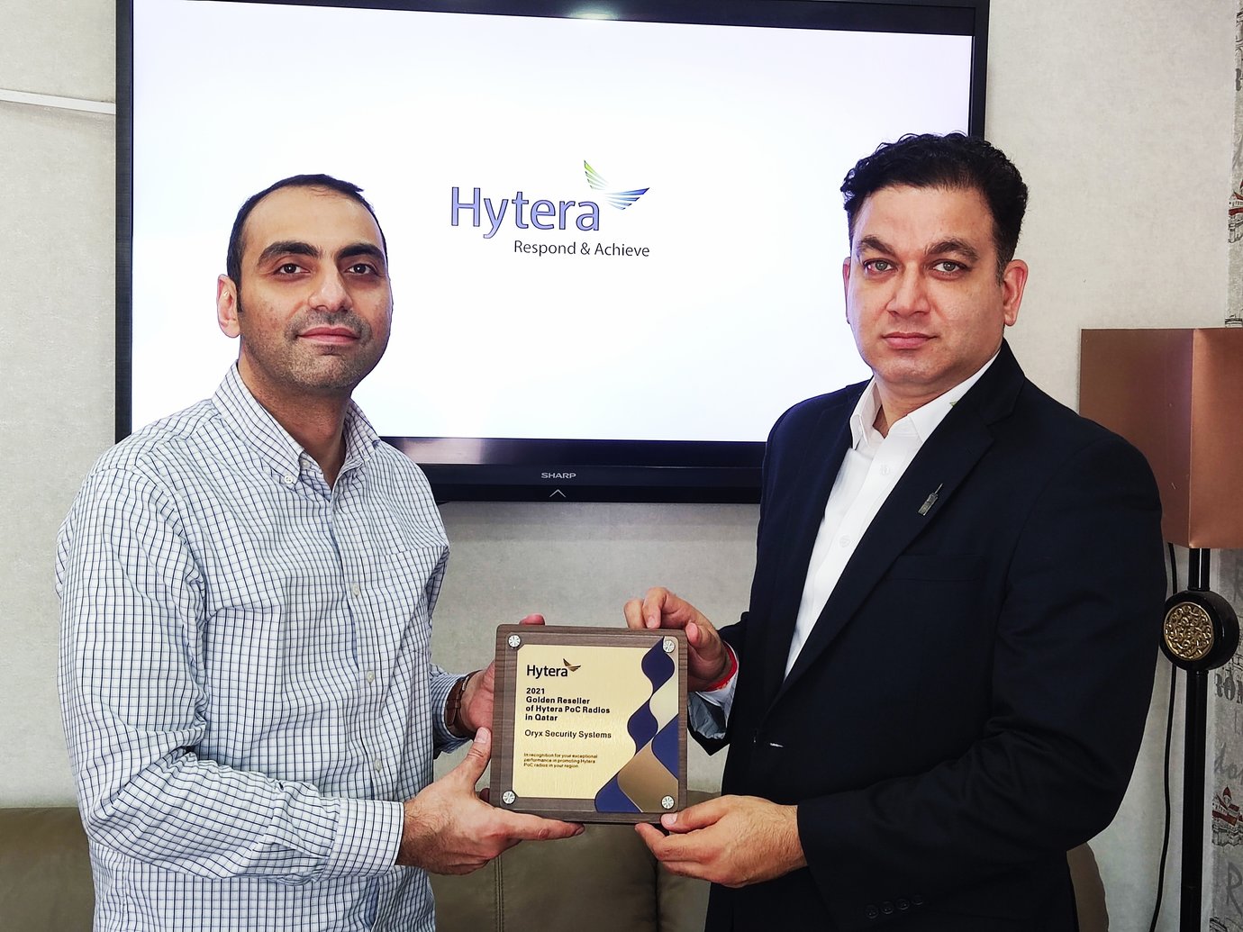 Oryx Security Systems Receives Golden Reseller of Po C Radios in Qatar from Hytera