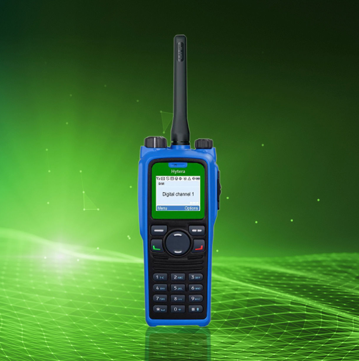 10100 hytera pd7 green