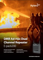 Hytera E pack200 brochure cover